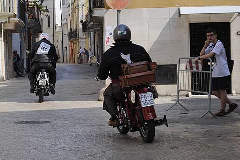 Milano Taranto 2015 - Biker Milano-Taranto 2015 centro storico ad Acquaviva