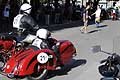 Sidecar Guzzi GTW 500c del 1949 driver Bussolino Luigi passegero Operti Luisa per la Milano Taranto 2016 tappa di Acquaviva delle Fonti