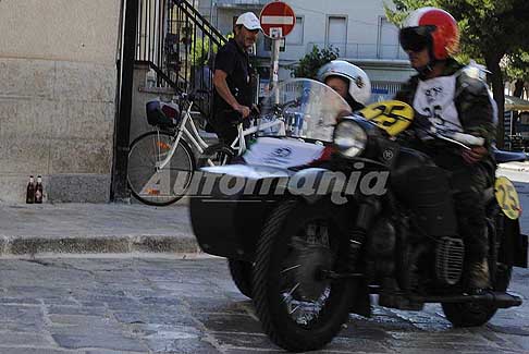 Milano Taranto 2016 - Sidecar Kmz K750 750cc del 1960 equipaggio Laudoni Giancarlo e Fantozzi Alessandra alla Milano Taranto 2016