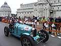 Bugatti T 35/57 Grand Prix pilota Foglia Giacomo a Pisa per le 1000 Miglia 2014