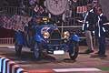 Bugatti T 40 duo italiani pilota Salviato Ezio Martino e navigatore Moglia Maria Caterina a Roma alle 1000 Miglia 2014