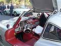 Interni red per la Mercedes 300 SL W198-I storica del 1955 con il duo Van Huellen - Flimm