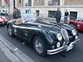 Jaguar XK 140 OTS MC vettura storica del 1955 con Jacopo Frattini e Bonaccorso Manetti