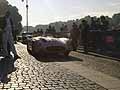 Mercedes 300 SLR guidata dal duo Mika Hakkinen e Juan Manuel Fangio a Roma