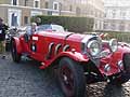 La vettura di Mass Agostini una Mercedes 710 SS 1930 in partenza da Roma