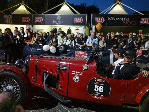 Aston Martin - Aston Martin Le Man del 1933 giunta in 4 posizione con pilota argentino Eliabe Manuel e copilota americano Gessler Mark