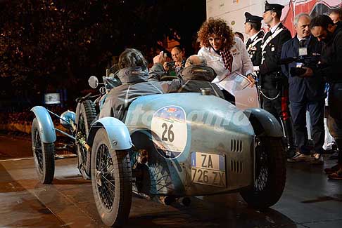 Freccia Rossa Roma - Bugatti T 35 driver Venturelli Paolo Luciano alle 1000 Miglia 2016 a Roma