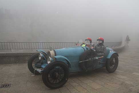 Mille Miglia 2016 - Bugatti T35 pilota Venturelli Paolo Luciano alla 1000 Miglia 2016