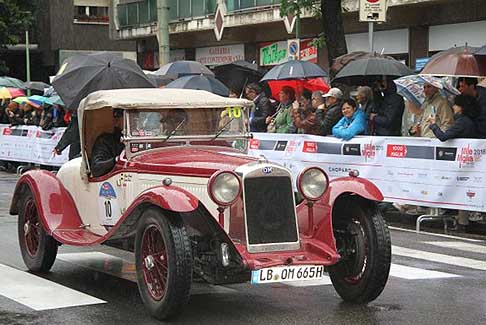 Mille Miglia 2016 - OM 665 Superba SS MM 2200 CC driver danese Fuchs Reginald alla Mille Miglia 2016