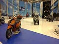Panoramica Scooter dello stand Piaggio al Motoday 2012