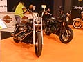 Le moto della Harley Davidson alla Fiera di Roma Motodays