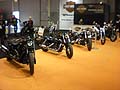 Vista Panoramica dello stand Harley Davidson con le sue splendide moto alla Fiera di Roma al Motodays 2012