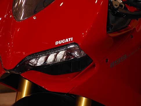 Ducati - Dettaglio fato anteriore Ducati 1199 Panigale S al Motodays