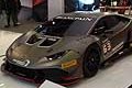 Lamborghini Huracan Super Trofeo auto da competizione al Bologna MotorShow 2016