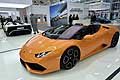 Supercar Lamborghini Huracan spyder al Motor Show 2016 di Bologna