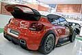 Citroen C3 Wrc racing car con spoiler posteriore esagerato al Motor Show di Bologna 2016