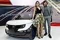 Tazzari Zero Em2 Space con la madrina del Motor Show 2016 Eleonora Pedron