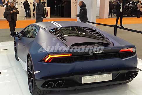 Lamoborghini - Lamborghini Huracan Avio retrotreno al Bologna MotorShow 2016