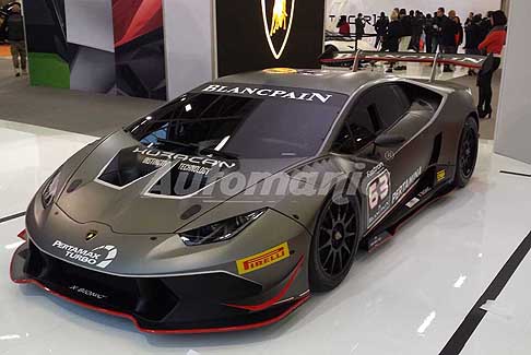 Lamoborghini - Lamborghini Huracan Super Trofeo racing car al Bologna Motor Show 2016