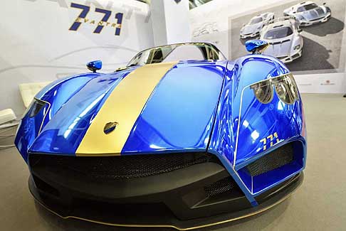 Supercar Motor Show 2016 - Mazzanti Evantra 771 raggiunge arrivare a 350 km/h e accelera da 0 a 100 in 3 secondi