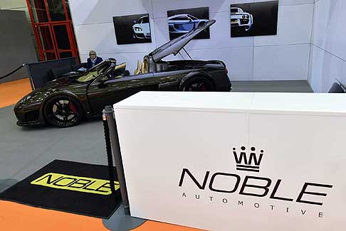 Supercar Motor Show 2016 - Noble M600 Speedster supercar inglese protagonista al Motor Show