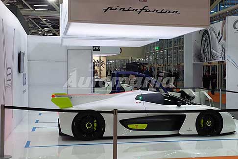 Pininfarina - Pininfarina H2 Speed autovettura a metà tra una hypercar e un prototipo da competizione