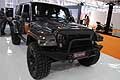 Militem fuoristrada nero Wrangler JIII off road al Motor Show di Bologna 2017