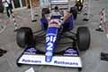 F1 Williams del 1994 muso anteriore monoposto guidata da Ayrton Senna al Motor Valley Fest 2021 di Modena