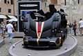 Pagani Imola competizione al Motor Valley Fest 2021 a Modena esposizione allaperto in Piazza Grande
