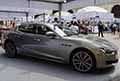 Maserati Ghibli ibrida vista laterale esposta al Palazzo Ducale di Modena al Motor Valley Fest 2021