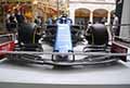 Monoposto di Formula 1 Alpina F1 Team al Motor Valley Fest edizione 2021 in Piazza Matteotti a Modena