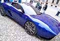 TS Automobili Modena M67 supercar stile anno 60 in Piazza Roma di Modena al Motor Valley Fest edizione 2022