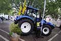 Italian Tractor New Holland T6 180 Methane Power in mostra al Motor Valley 2023 di Modena