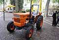 Trattore agricolo Fiat 450 esposto al Motor Valley Fest 2023 di Modena terra dei motori