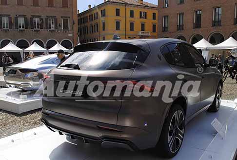 Maserati Folgore - Maserati Grecale Folgore Rame retrotreno Suv di lusso al Motor Valley Fest 2023 di Modena