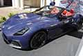 Maserati Gran Cabrio luxury car in bella mostra al Palazzo Ducale presso Accademia Militare a Modena per il Motor Valley Fest 2024