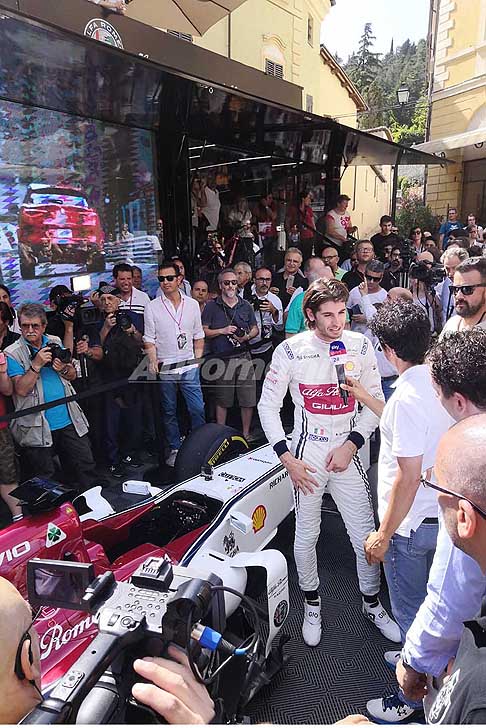 Antonio Giovinazzi - Intervista a caldo ad Antonio Giovinatti pilota Formula 1 al Trofeo Lorenzo Bandini 2019