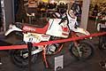 Yamaha TT 600 Tenere che ha garegiato alla Dakar 1985 con il biker Andrea Marinoni al Motor Bike Expo 2016 di Verona