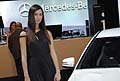 ragazza dello stand Mercedes-Benz al Motor Show di Bologna 2011