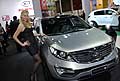 Kia Sportage e hostess al salone dellauto di Bologna