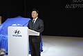 Press day allo stand Hyundai con Chang-Kyun Han Presidente di Hyundai Motor Europe