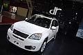 Il Suv molisano made in Cina DR 5 al Motor Show di Bologna 2011. Il Suv DR 5 di colore bianco con la ruota di scorta esterna, i proprietari possono beneficiare di un accesso facilitato al bagagliaio e una maggiore capacit di carico
