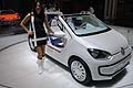 Hostess e Auto Volkswagen Up! Azzurra Concept sailing team