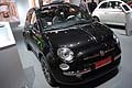 Anteriore Fiat 500 by Gucci black color al Salone di Bologna 2011