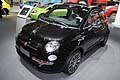 Fiat 500 by Gucci nella colorazione nera al Motor Show 2011