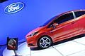 Anteriore laterale della vettura Ford Fiesta ST concept al Motor Show di Bologna 2011