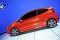 Fiancata Ford Fiesta ST concept di colore rosso al Motor Show di Bologna 2011