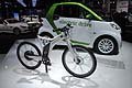 Bicicletta smart e Smart Electric Drive al Motorshow di Bologna 2011