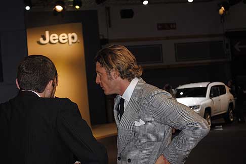 Jeep - Stand Jeep in visita Lapo Elkann al Motor Show di Bologna 2011