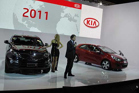 Kia Motors - Kia Sportage e Kia Rio 3 porte al Motor Show 2011